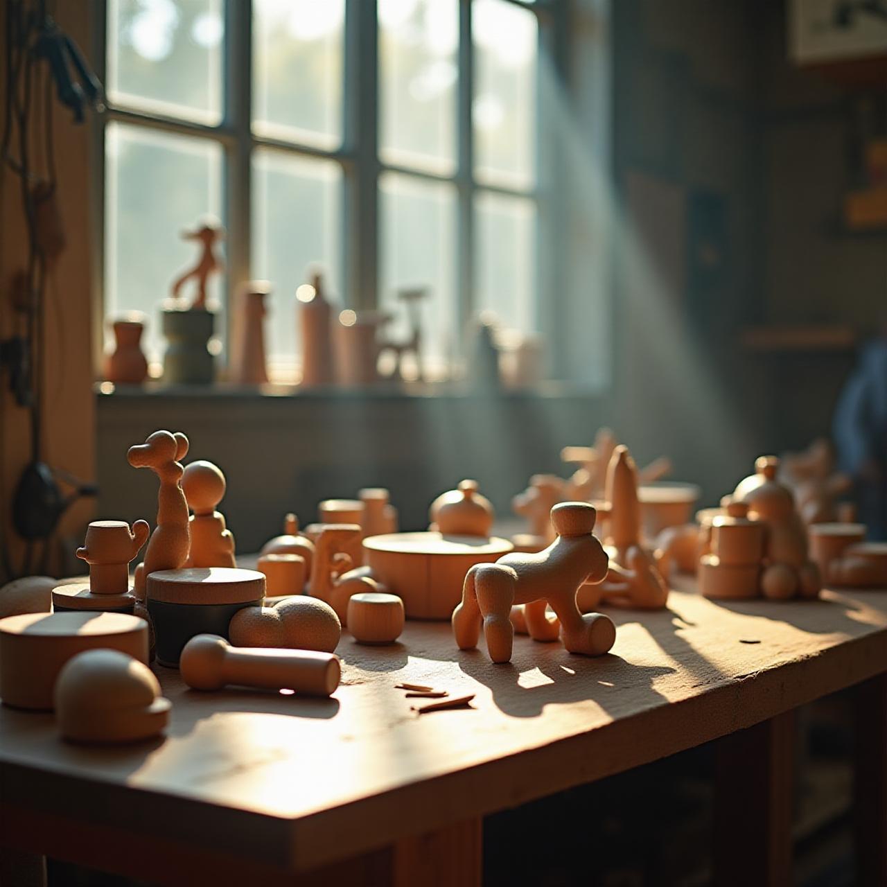 Artisanal toy workshop in New York City